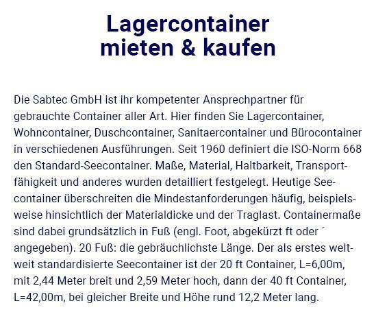 Lagercontainer aus 79189 Bad Krozingen